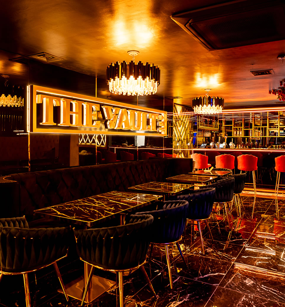 The Vault 327 lounge interior